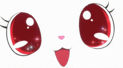 kawaii cat cheering
